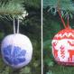 Вязанные новогодние шары Вязанные шары на елку схемы и описание